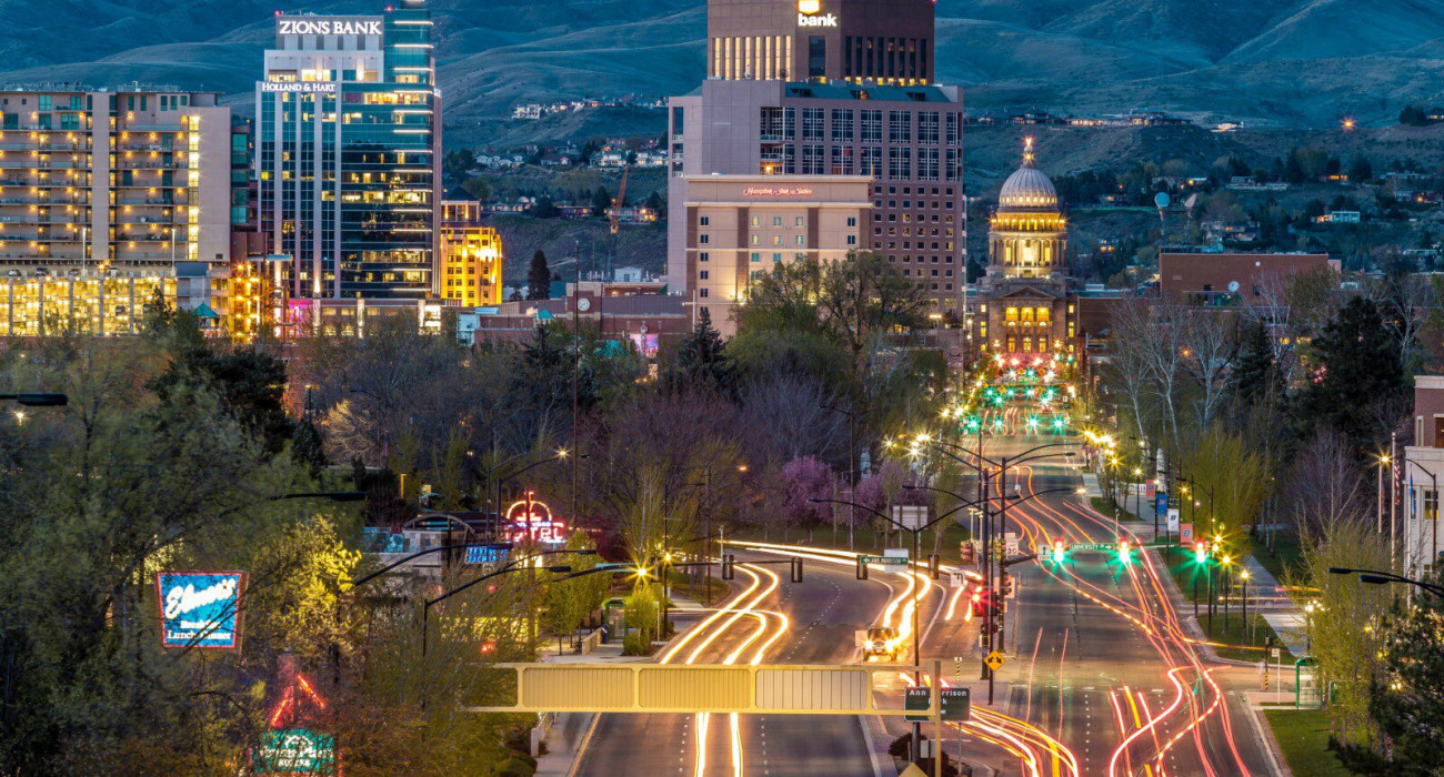 Boise at Night